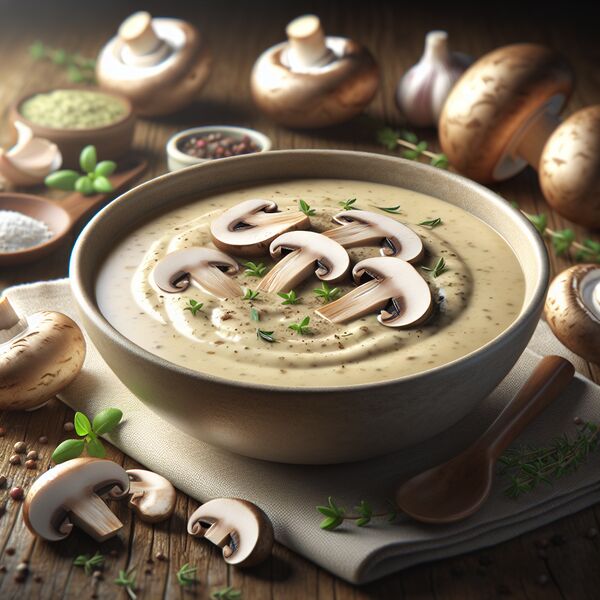 Cremige Champignon Suppe Rezept | Schnell & Lecker