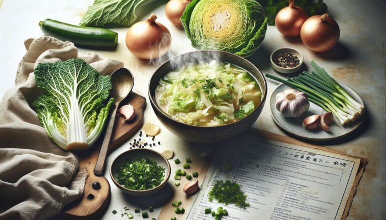 Chinakohl Suppe Rezept – Leicht & Gesund!